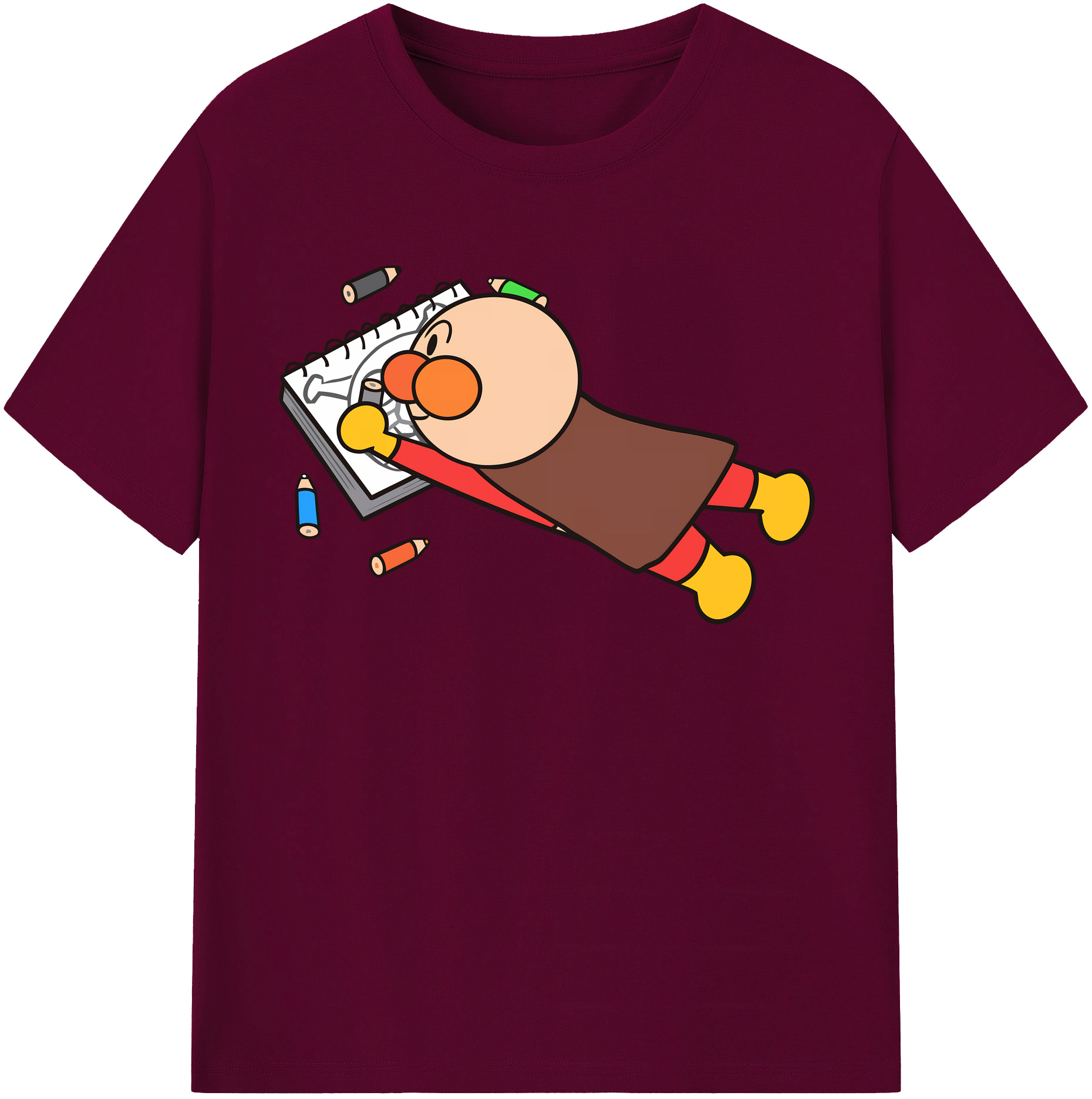 （画像用） アンパンマン Anpanman レディースカジュアルプリントTシャツ（綿100％）